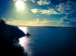 Winter sun on the Bay of Islands